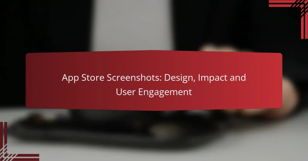 App Store Screenshots: Design, Impact and User Engagement