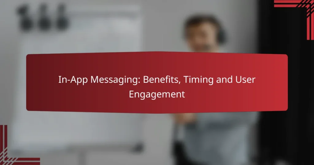 In-App Messaging: Benefits, Timing and User Engagement