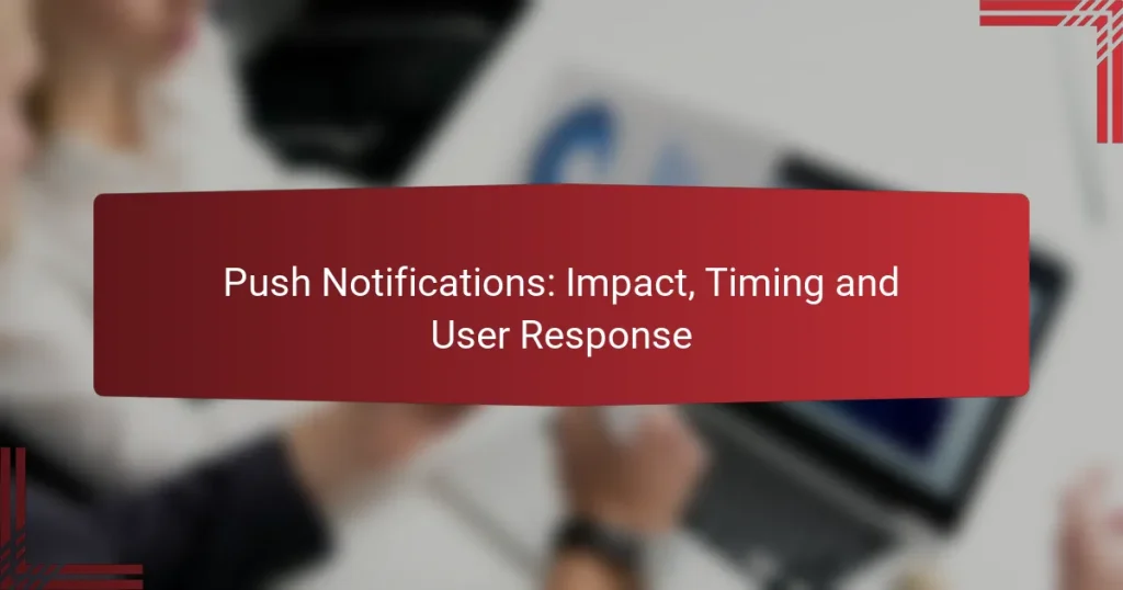 Push Notifications: Impact, Timing and User Response
