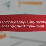 User Feedback: Analysis, Implementation and Engagement Improvement